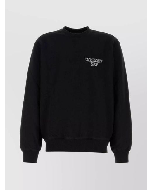 Carhartt Black Cotton Sweatshirt for men
