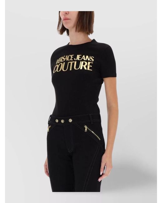 Versace Jeans Couture Black Logo T-Shirt