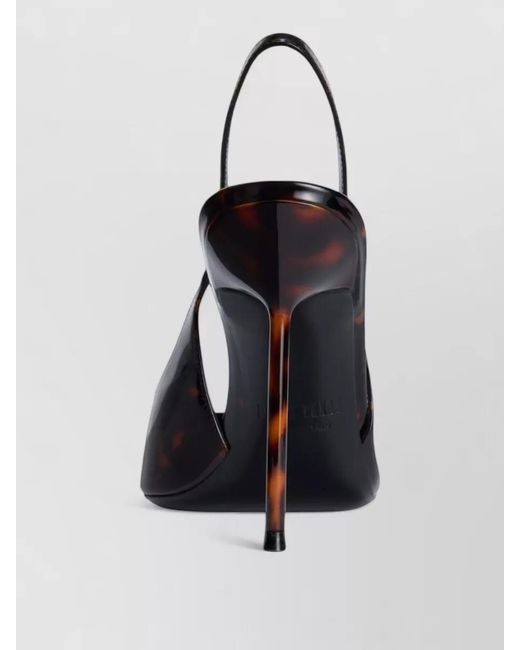 Paris Texas Black Lidia Patent Leather Slingback Pumps