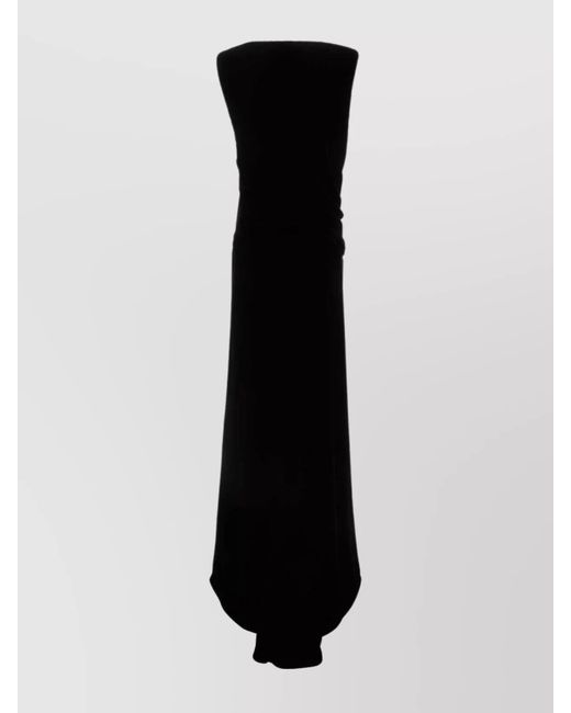 Valentino Garavani Black Velvet Maxi Dress
