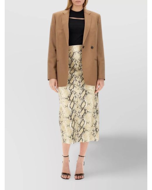 Helmut Lang Natural Regular-Fit Single-Breasted Blazer