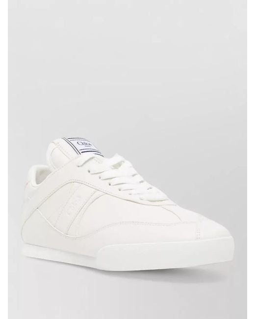 Chloé Natural Lace-Up Shoes