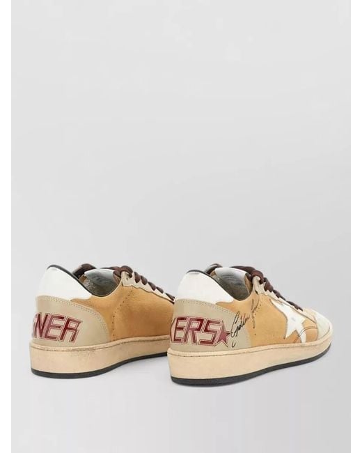 Golden Goose Deluxe Brand Natural Leather Low-Top Sneakers for men