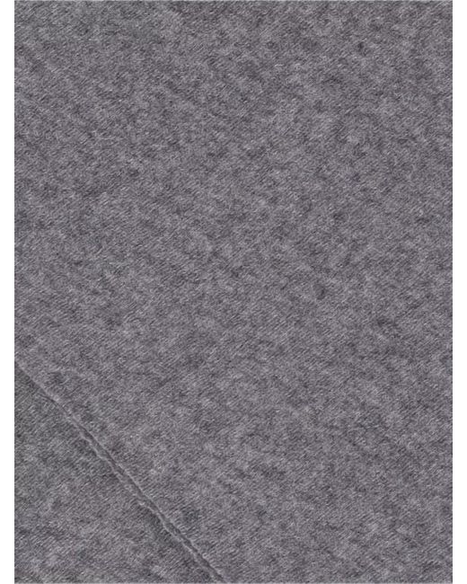 Faliero Sarti Gray Adeli Cashmere Scarf Lightweight Edged