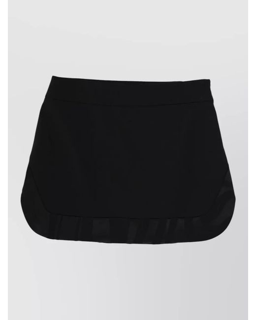 Emilio Pucci Black Wool Mini Skirt