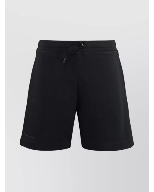 Canada Goose Blue Cotton Bermuda Shorts for men