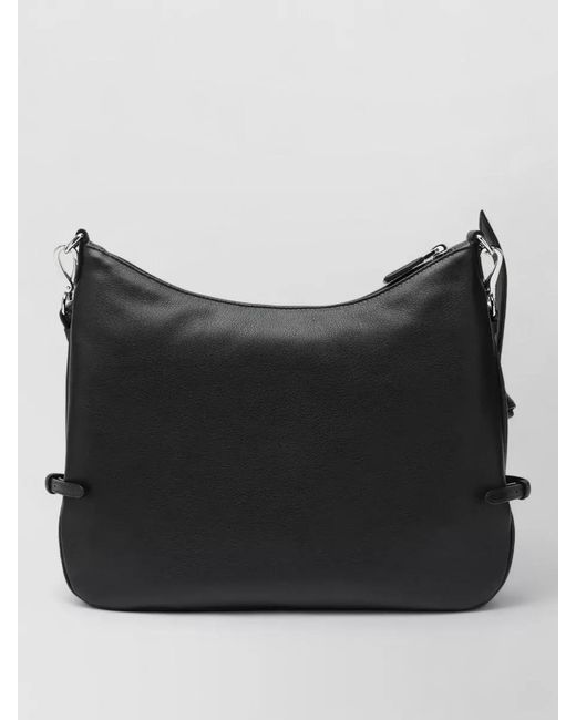 Prada Black Shoulder Bag Adjustable Strap Tone Hardware