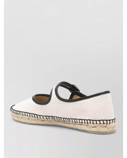 Castaner Multicolor Leather Strap Ballerina Shoes