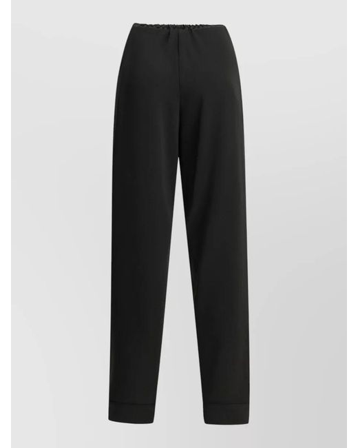 Herno Black Straight-Leg Trousers
