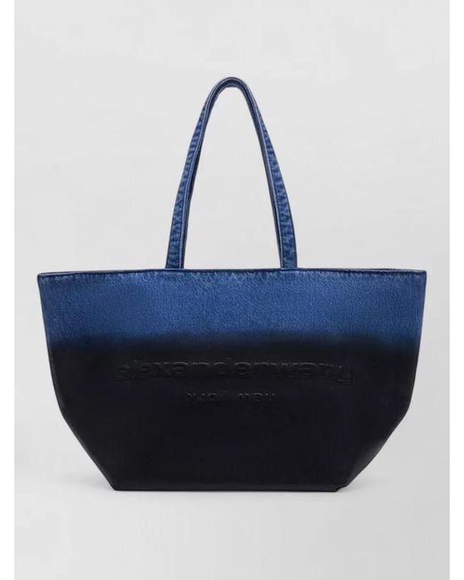 Alexander Wang Blue Cotton Beach Bag