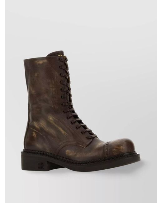 Miu Miu Brown Boots Cocoa for men