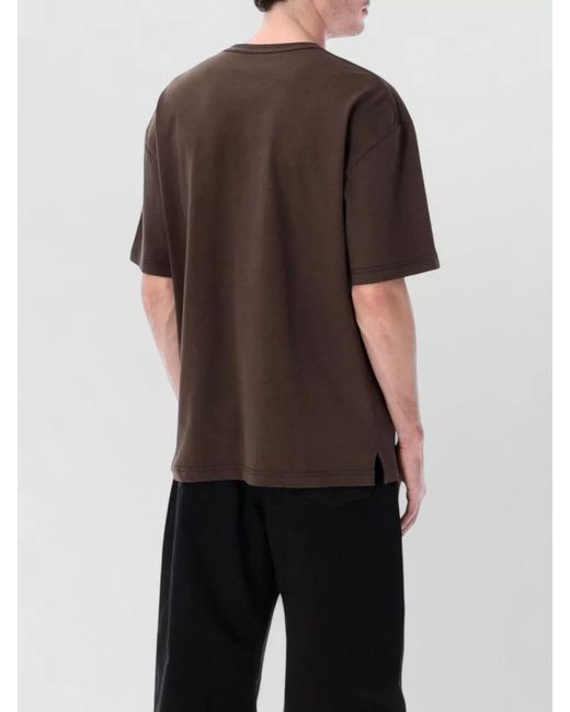 Lemaire Black Boxy Short-Sleeve T-Shirt for men