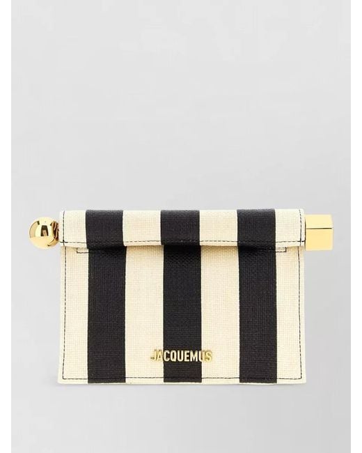 Jacquemus Multicolor Le Rond Carré Clutch Bag