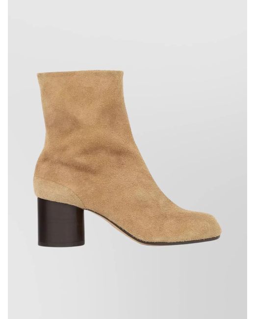 Maison Margiela Natural Suede Ankle Boots