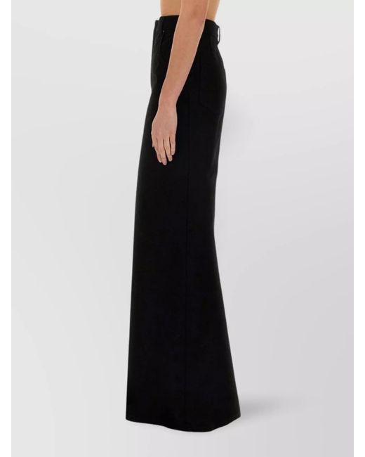 Nina Ricci Black Regular-Fit Flared Trousers