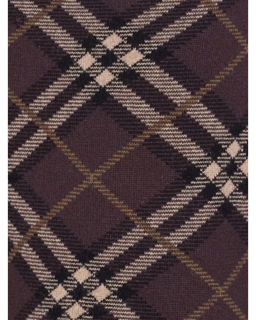 Burberry Multicolor Cashmere Check Mini Skirt