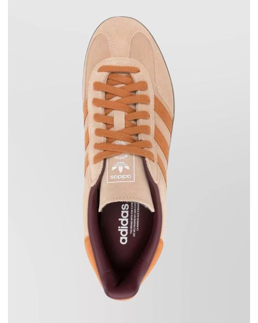 Adidas Pink Leather Low-Top Sneakers