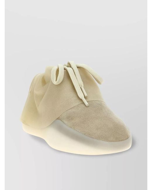 Fear Of God Natural Suede Upper Round Toe Rubber Sole Sneakers for men