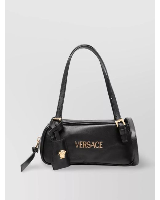 Versace Black Tag Mini Bowling Bag