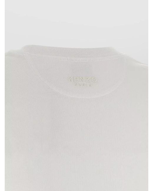 KENZO White Cotton Short-Sleeve T-Shirt