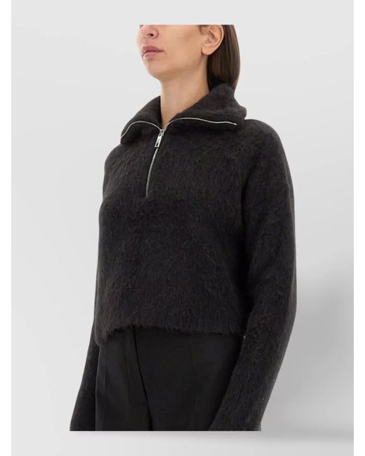 Sportmax Black Alpaca Regular-Fit Jumper