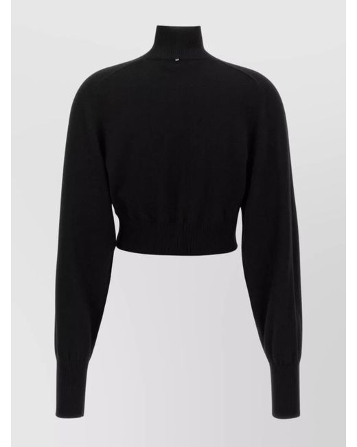 Sportmax Black Wool Turtleneck Jumper