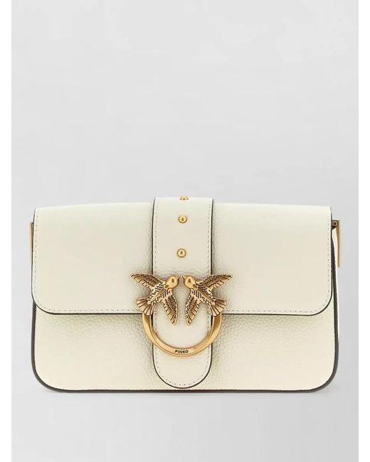 Pinko Natural Love One Mini Shoulder Bag Adjustable Strap
