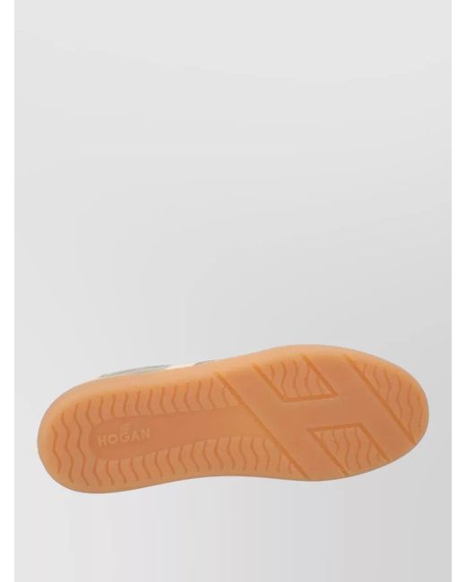 Hogan Multicolor Leather Low-Top Sneakers