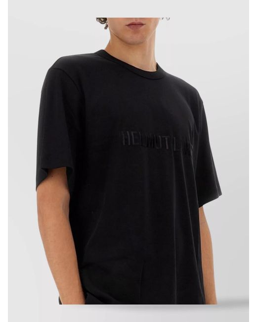 Helmut Lang Black Logo T-Shirt for men