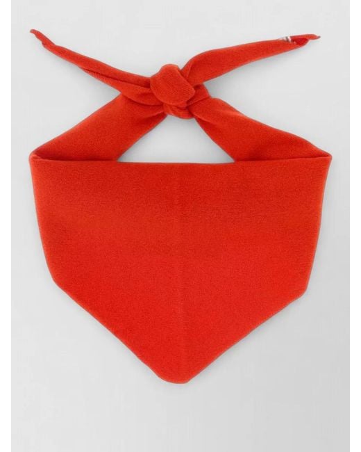 Extreme Cashmere Red Cashmere Blend Foulard