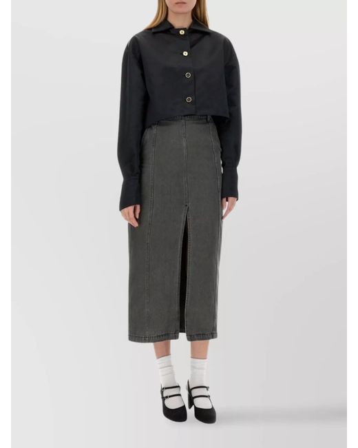 Patou Black Cropped Jacket