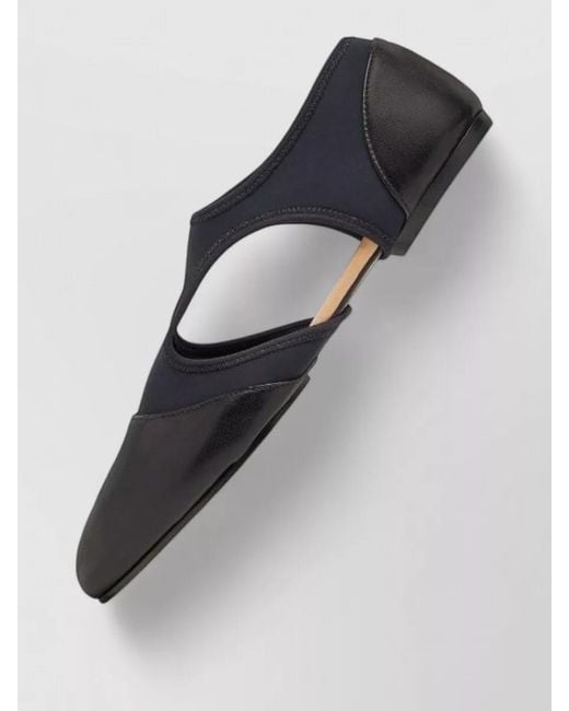 Maison Margiela Multicolor Loafers Cut Out Design Flat Sole Split Toe