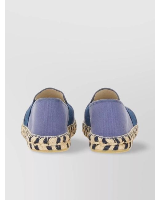 KENZO Blue Logo-Print Espadrilles for men
