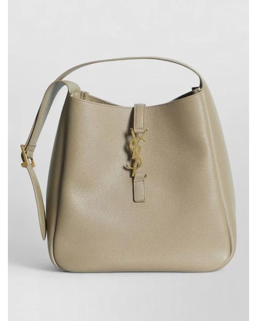Saint Laurent Natural Small Le 5 À 7 Bucket Bag