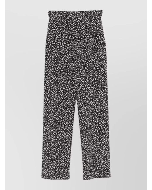 Dries Van Noten Gray Straight Shorts Cropped Length Elasticated Waistband for men