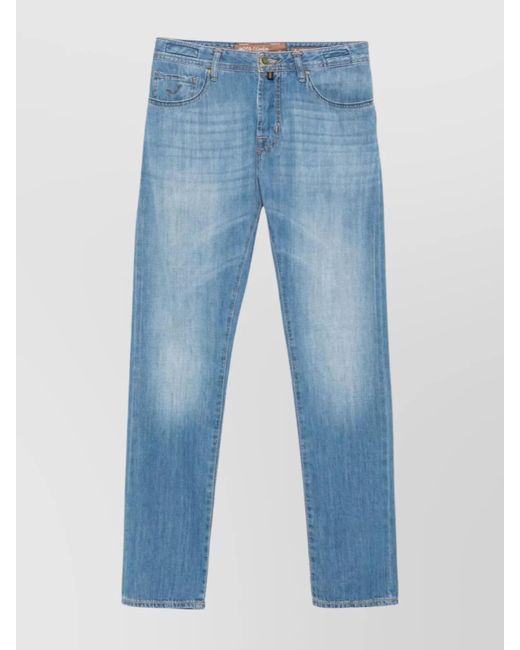Jacob Cohen Men's Blue Slim Fit Denim Jeans