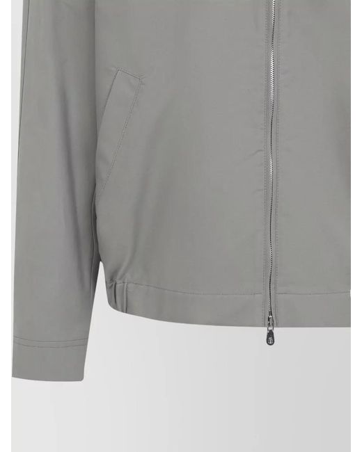 Brunello Cucinelli Gray Cotton Lightweight Jacket for men