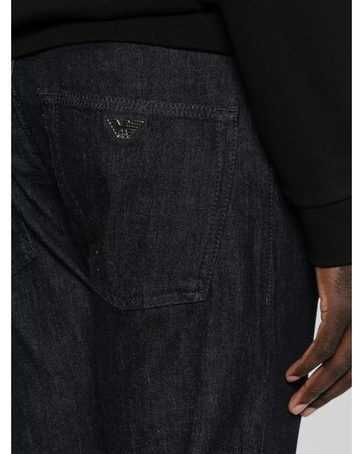Emporio Armani Black Denim Jeans for men