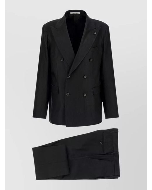 Tagliatore Black 'Vesuvio' Dress