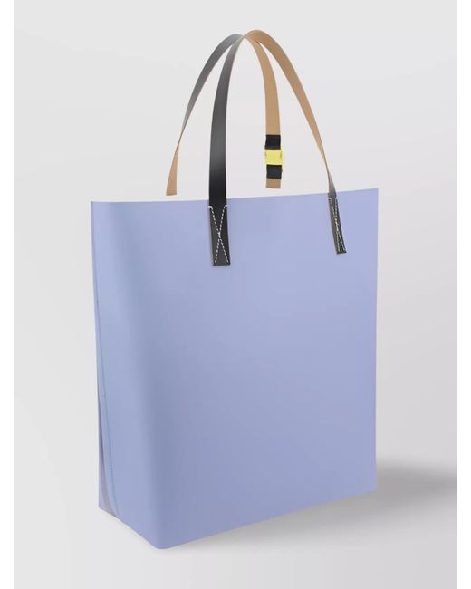 Marni Blue Striped Tribeca Tote Bag for men