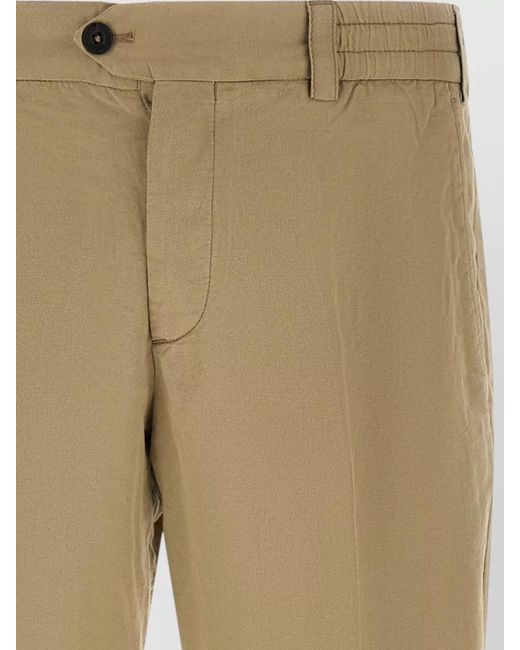 PT Torino Natural Rebel Style Trousers Belt Loops Elastic Waistband for men