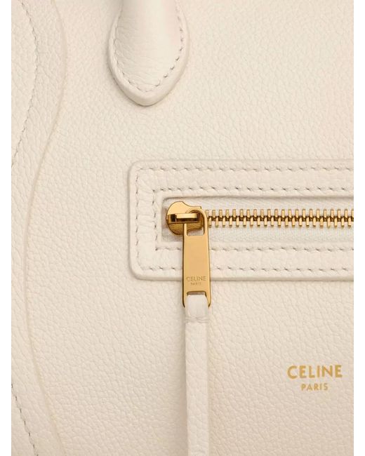 Céline Natural Calfskin Small Shoulder Bag