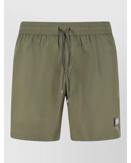 Dolce & Gabbana Green Swim Shorts for men