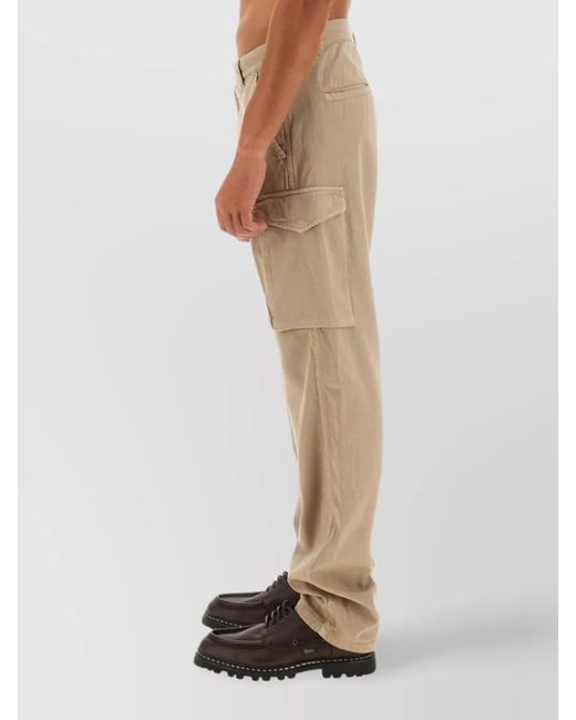 Aspesi Natural Regular-Fit Cargo Trousers for men