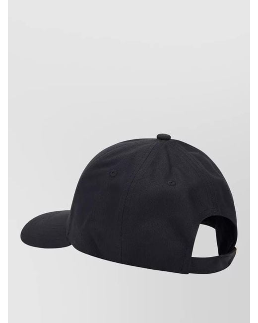 Boss Blue Cotton Logo Baseball Cap for men
