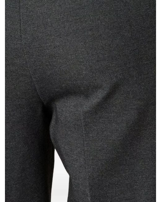 Miu Miu Gray Knit Trousers With Side Stripe Detail