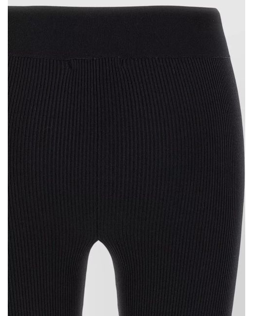 Nensi Dojaka Black Sadie Leggings Elastic Waistband Ribbed Stirrup