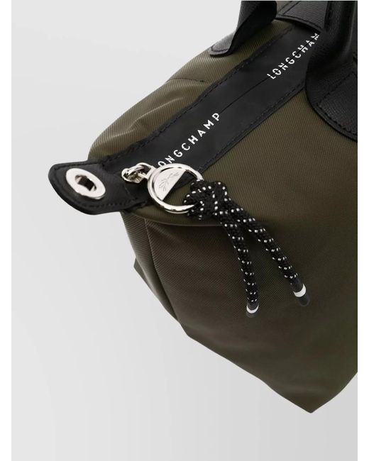 Longchamp Green Energy Tote Bag Adjustable Strap