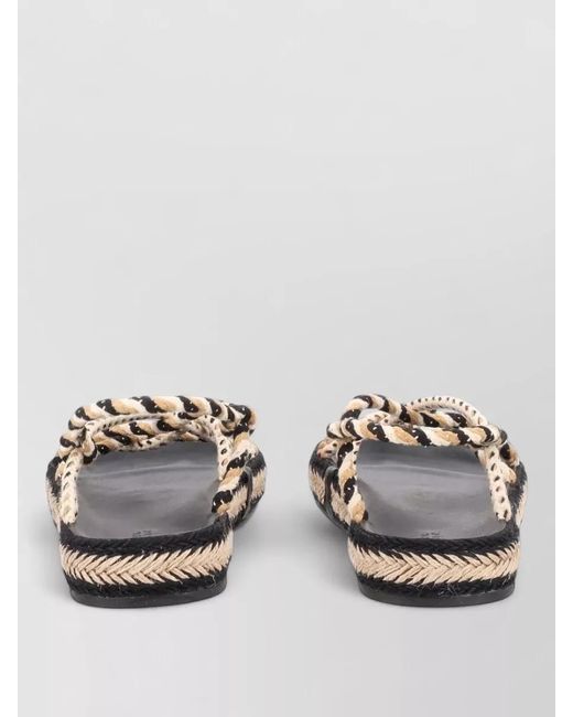 Isabel Marant Multicolor Sandals Braided Straps Flat Sole Open Toe