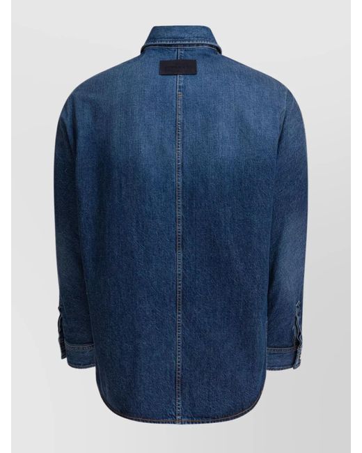 Givenchy Blue Denim Overshirt for men
